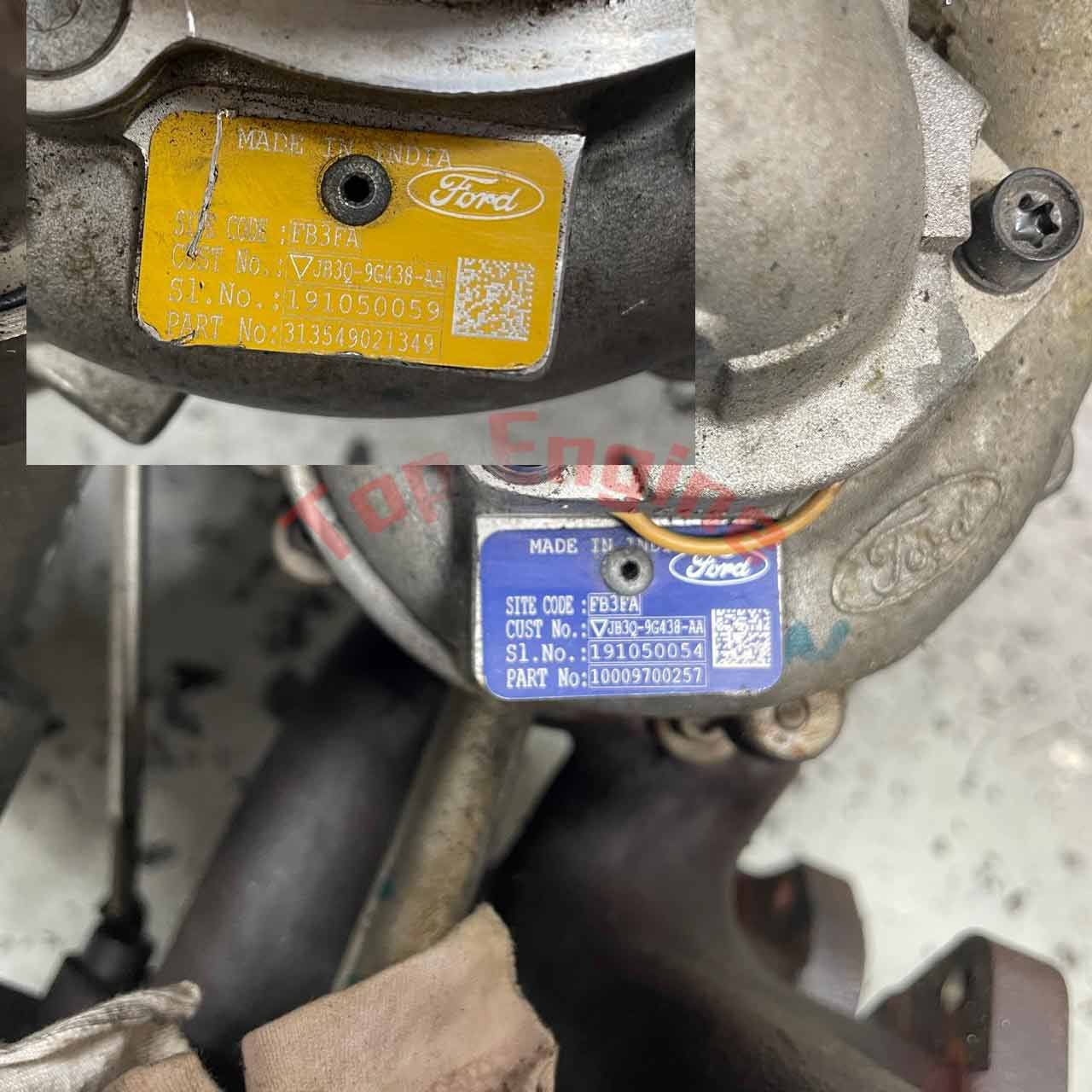 Ford Ranger Raptor 2.0 Bi-Turbo Turbocharger EcoBlue Diesel